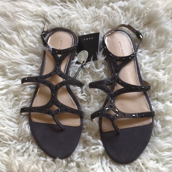 Zara Embellished Sandals